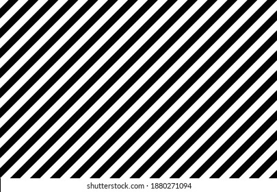Schwarz-Weiß-Streifen-Hintergrund. Vektorgrafik von monochromen Streifen gleicher Breite. Tapete besteht aus reproduzierbarer Textur. Zebra-Konzept. Grafik für Banner, Präsentationsvorlage