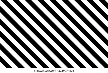 Black and white diagonal stripes pattern background