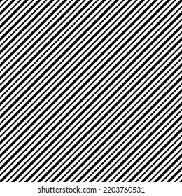 Black and white diagonal stripes pattern background. simple style vector illustration.