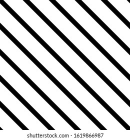 Black and white diagonal stripes vector background