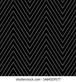 black and white diagonal strips in a zigzag