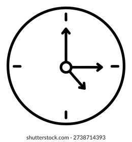 A black and white diagram of a circular compass with arrows pointing in different directions isolated on white background, Vector