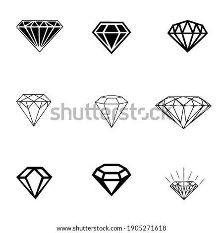 black in white diamond abstract vector design