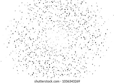 Black and white distress stars scattered glitter explosion textured abstract background