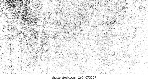 Fondo de Vector de superposición de textura de grunge afligido blanco y negro