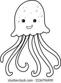 Black and white doodle character illustration