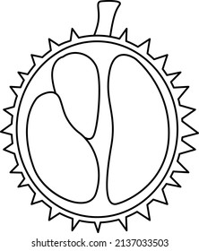 Black and white doodle character illustration