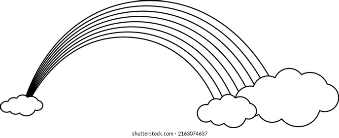 Black and white doodle character illustration