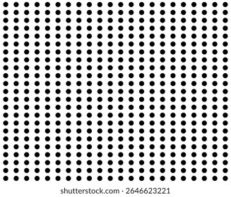 Projeto de grade de matriz de pontos preto e branco - padrão geométrico para fundos de textura visual Vetor EPS, arquivo totalmente editável