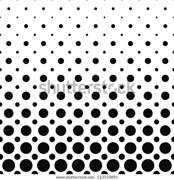 白黒のドットパターンデザイン背景 のベクター画像素材 ロイヤリティフリー