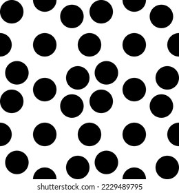 black and white dots background