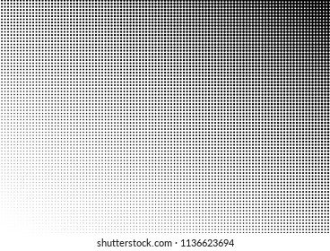 Black and White Dots Background. Abstract Monochrome Overlay. Modern Backdrop. Fade Texture. Vector illustration