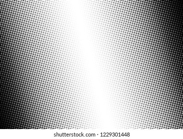 Black and White Dots Background. Grunge Pattern. Points Halftone Overlay. Pop-art Texture. Vector illustration