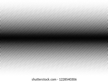 Black and White Dots Background. Halftone Texture. Points Pattern. Distressed Overlay. Vector illustration