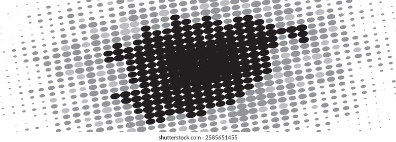 black and white dots background. Minimal background concept. vector