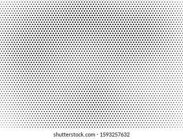 Black and White Dots Background. Modern Backdrop. Vintage Pop-art Texture. Gradient Pattern. Vector illustration