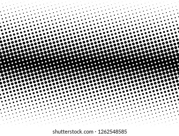 Black and White Dots Background. Monochrome Backdrop. Grunge Pattern. Distressed Overlay. Vector illustration