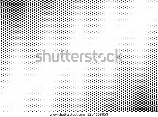 白黒のドットの背景 ポイントモダンオーバーレイ モノクロパターン グラデーションのテクスチャー ベクターイラスト のベクター画像素材 ロイヤリティフリー