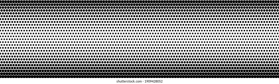 Fondo de puntos blancos y negros. Patrón de arte pop, textura. Patrón moderno. Ilustración del vector