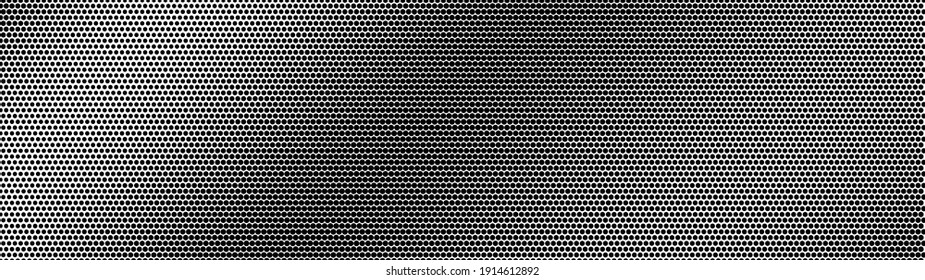 Fondo de puntos blancos y negros. Patrón de arte pop, textura. Patrón moderno. Ilustración del vector
