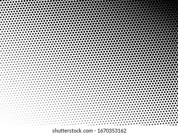 Fondo de puntos negros y blancos. Patrón pop-art. Fondo abstracto. Superposición monocroma de la fachada. Ilustración del vector