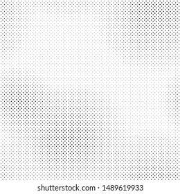 Black And White Dots, Halftone Effect. Seamless Pattern For Comic, Grunge, Pop-art Backgrounds - Vector