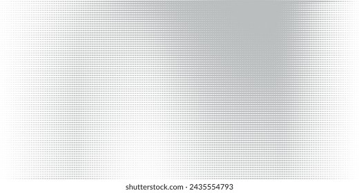 Puntos blancos y negros, efecto Semitono. Degradado de punto