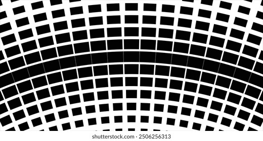 Black and White Dots, Halftone effect. Gradient