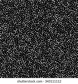 Black - white dots seamless pattern for textile cloth industry, vector illustration