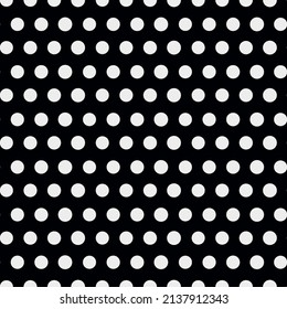 black and white dots vector seamless repeat