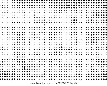 ein schwarz-weißer gepunkteter Hintergrund mit kleinen Punkten, Vintage-Halbton-Punktmuster-Hintergrund, ein schwarz-weißer Halbton-Farbverlauf-Textur, ein schwarz-weißes Halbton-Punktmuster, Grunge-Punkt 