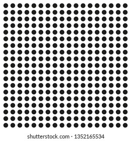 Black and White Dotted Background - Vevtor