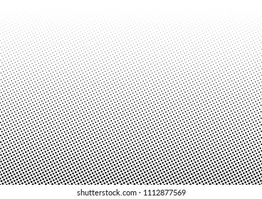 Black and White Dotted Halftone Background. Points Abstract Texture. Distressed Backdrop. Modern Overlay. Vector illustration