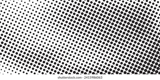 Fondo de medio tono con puntos blancos y negros. Grunge el fondo vectorial de medio tono en colores blanco y negro. Textura superpuesta angustiada.