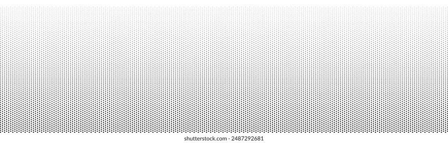 Black and white dotted halftone background. Halftone dots background. Black and white comic pattern