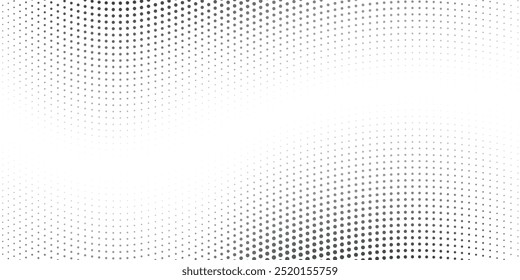 Fondo de semitono punteado blanco y negro.	