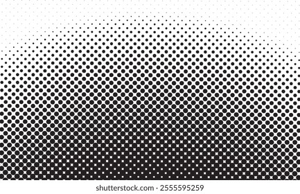 Black and white dotted halftone background