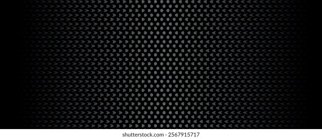 Black and white dotted halftone background. Black fading comic pop art overlay backdrop.