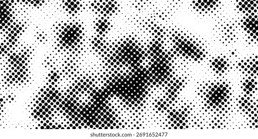 Black and white dotted halftone background. modern background vector illustration eps 10