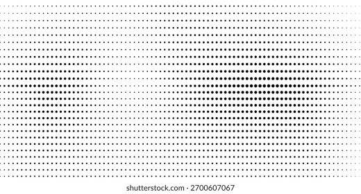 Fondo de semitono punteado blanco y negro. Fondo de Vector semitono grunge en colores blanco y negro. Textura de superposición desgastada. eps 10