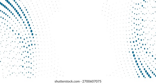 Black and white dotted halftone background. Grunge halftone vector background in black and white colors. Distressed overlay texture. eps 10