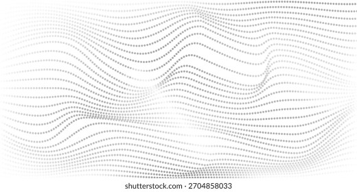 Black and white dotted halftone background Halftone effect vector background