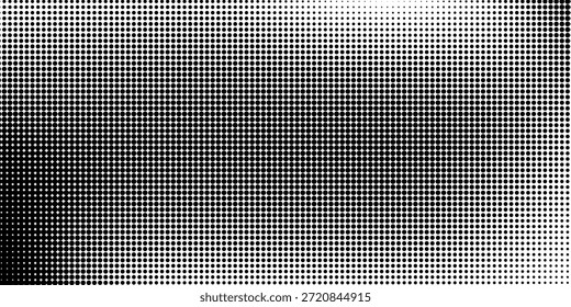 Fondo de semitono punteado blanco y negro. Ilustración vectorial de fondo moderno eps 10