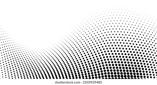 Black and white dotted halftone background.modern dots Grunge halftone gradient background. Faded grit noise texture modern