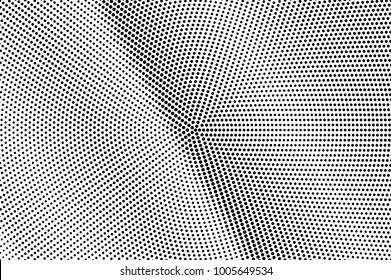 Black white dotted halftone. Half tone vector background. Subtle grey diagonal dotted gradient. Abstract minimal texture. Black ink dot on transparent backdrop. Pop art dotwork. Retro design template
