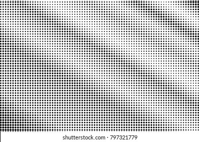 Black white dotted halftone. Half tone vector background. Diagonal striped dotted gradient. Futuristic minimal texture. Black dot on transparent backdrop. Pop art dotwork. Retro design template
