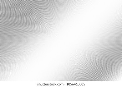 Black and white dotted halftone vector background. Pale half tone digital texture. Faded dotted gradient. Retro comic effect overlay. Dot pattern on transparent backdrop. Dynamic halftone perforated.