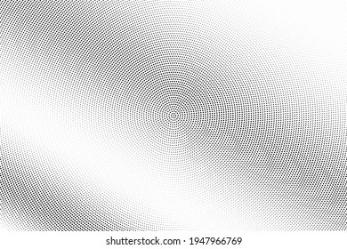 Fondo del vector de medio tono de puntos blanco y negro