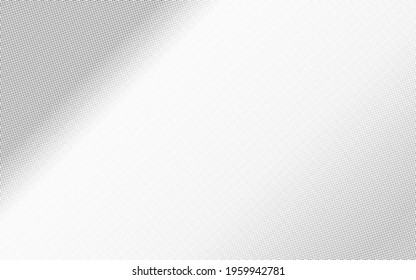 Black and white dotted halftone vector background. Black and white vector halftone. Subtle halftone digital texture. Faded dotted gradient. Comic effect overlay. Retro dot pattern on transparent back.