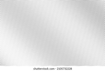 Black and white dotted halftone vector background. Black and white vector halftone. Industrial half tone texture. Subtle dotted gradient. Retro effect overlay. Grunge dot pattern on transparent foil. 